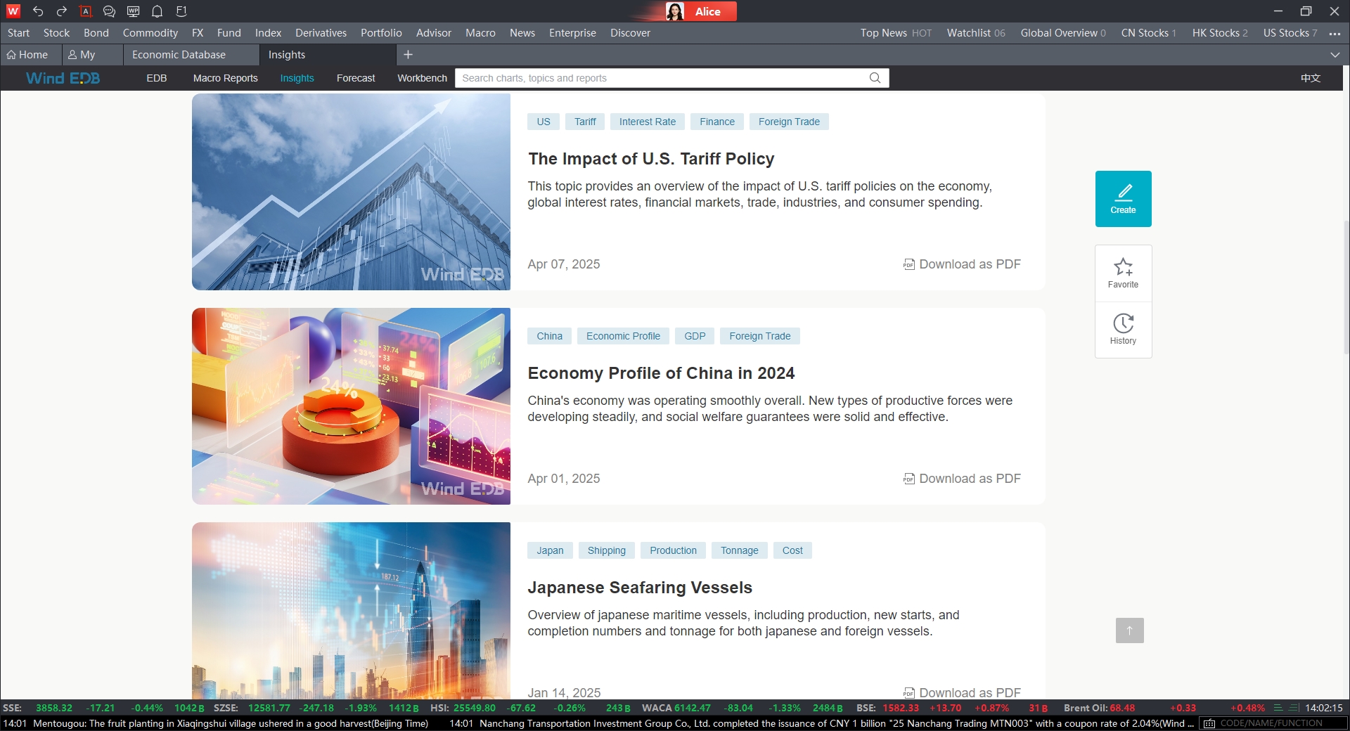Wind Economic Database (EDB)